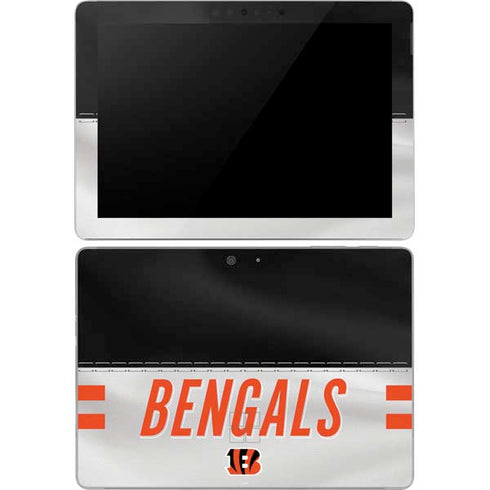 NFL Cincinnati Bengals White Striped Surface Go Skin