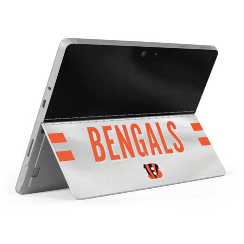 NFL Cincinnati Bengals White Striped Surface Go Skin