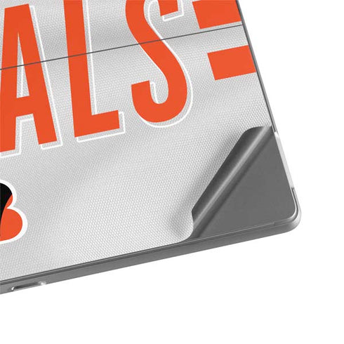 NFL Cincinnati Bengals White Striped Surface Pro 8 Skin