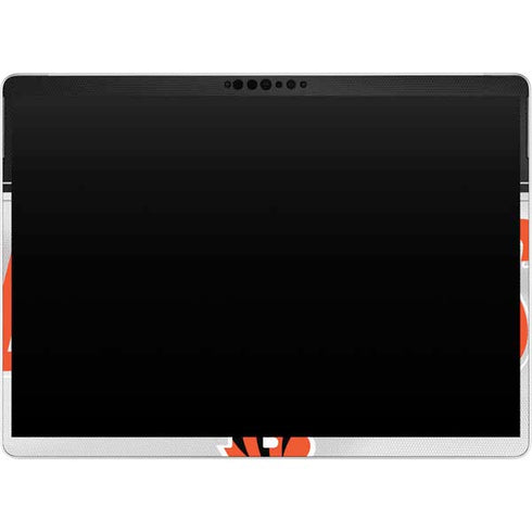 NFL Cincinnati Bengals White Striped Surface Pro 9 Skin