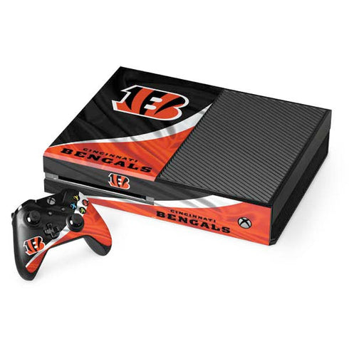 NFL Cincinnati Bengals Xbox One Console and Controller Bundle Skin