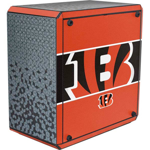 NFL Cincinnati Bengals Zone Block Cooler Master MasterBox Q300L Mini Tower Skin