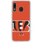 NFL Cincinnati Bengals Zone Block Galaxy A20 Clear Case