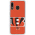 NFL Cincinnati Bengals Zone Block Galaxy A20 Clear Case