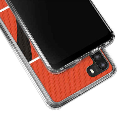 NFL Cincinnati Bengals Zone Block Galaxy A21 Clear Case