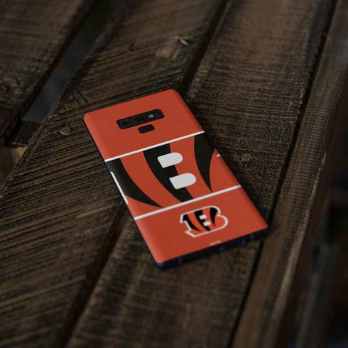 NFL Cincinnati Bengals Zone Block Galaxy Note 9 Skin