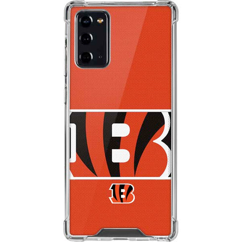 NFL Cincinnati Bengals Zone Block Galaxy Note20 5G Clear Case