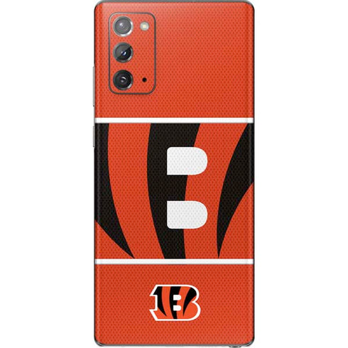 NFL Cincinnati Bengals Zone Block Galaxy Note20 5G Skin