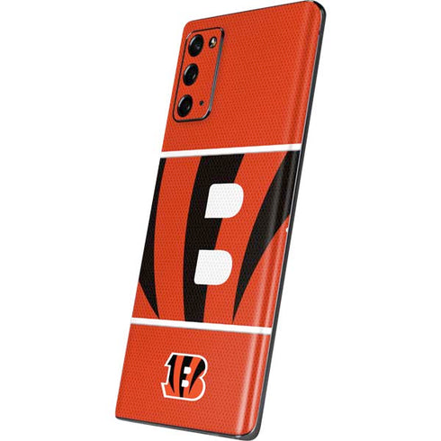 NFL Cincinnati Bengals Zone Block Galaxy Note20 5G Skin