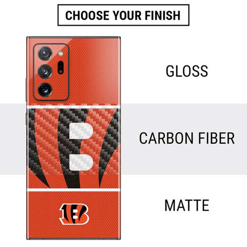 NFL Cincinnati Bengals Zone Block Galaxy Note20 Ultra 5G Skin