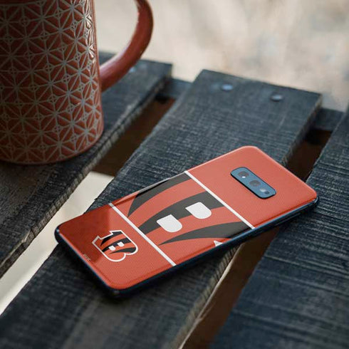 NFL Cincinnati Bengals Zone Block Galaxy S10e Skin
