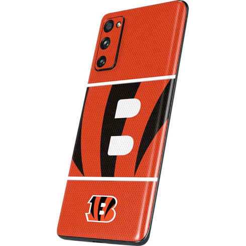 NFL Cincinnati Bengals Zone Block Galaxy S20 Fan Edition Skin