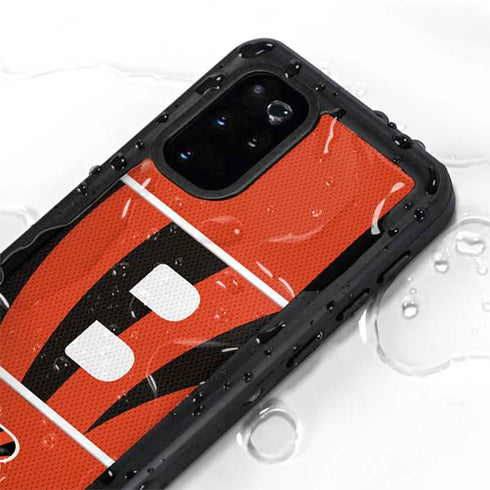 NFL Cincinnati Bengals Zone Block Galaxy S20 Plus Waterproof Case