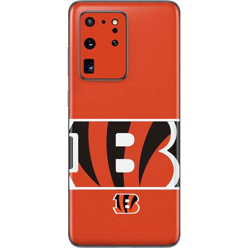 NFL Cincinnati Bengals Zone Block Galaxy S20 Ultra 5G Skin