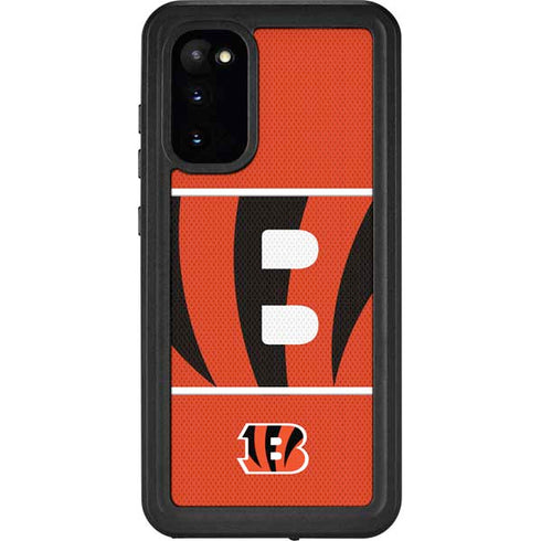 NFL Cincinnati Bengals Zone Block Galaxy S20 Waterproof Case