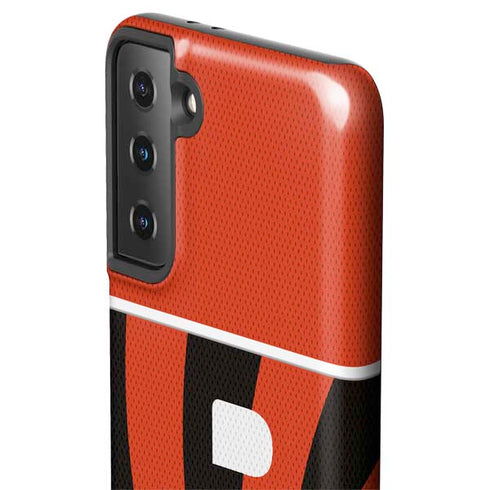 NFL Cincinnati Bengals Zone Block Galaxy S21 FE Pro Case
