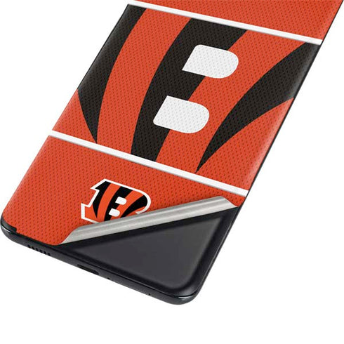 NFL Cincinnati Bengals Zone Block Galaxy S21 Plus 5G Skin