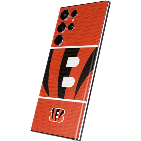 NFL Cincinnati Bengals Zone Block Galaxy S22 Ultra Skin