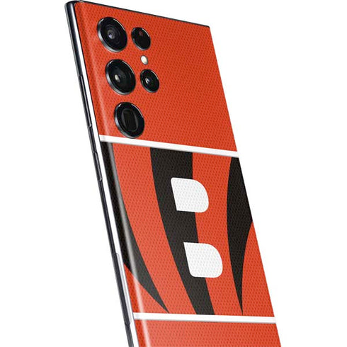 NFL Cincinnati Bengals Zone Block Galaxy S22 Ultra Skin