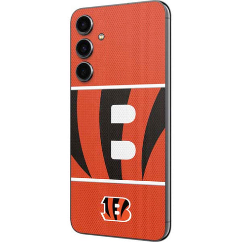 NFL Cincinnati Bengals Zone Block Galaxy S23 FE Skin