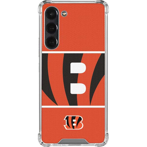 NFL Cincinnati Bengals Zone Block Galaxy S23 Plus Clear Case