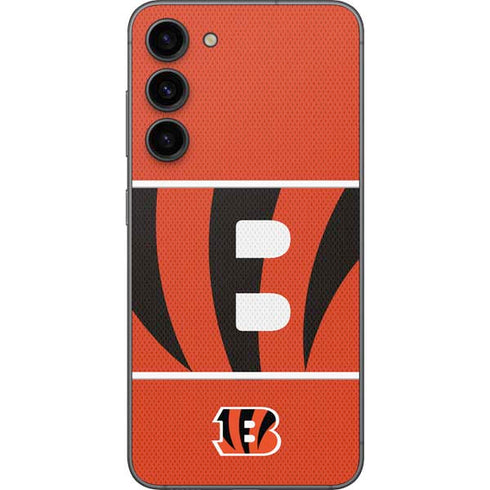 NFL Cincinnati Bengals Zone Block Galaxy S23 Plus Skin
