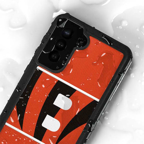 NFL Cincinnati Bengals Zone Block Galaxy S23 Plus Waterproof Case