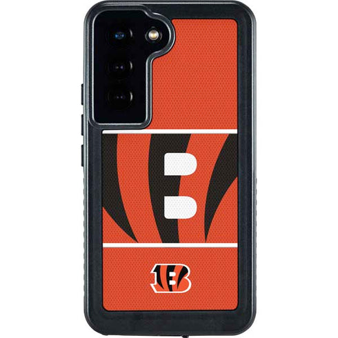 NFL Cincinnati Bengals Zone Block Galaxy S23 Waterproof Case