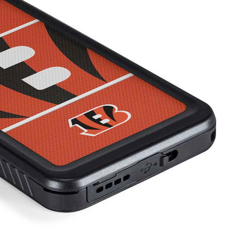 NFL Cincinnati Bengals Zone Block Galaxy S23 Waterproof Case