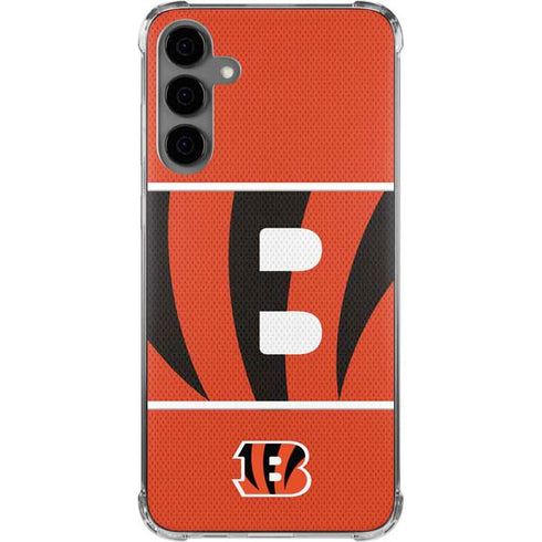 NFL Cincinnati Bengals Zone Block Galaxy S24 Plus Clear Case