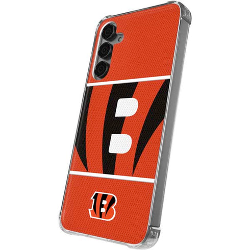 NFL Cincinnati Bengals Zone Block Galaxy S24 Plus Clear Case