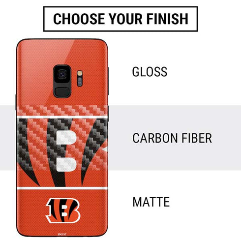NFL Cincinnati Bengals Zone Block Galaxy S9 Skin