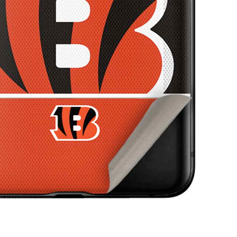 NFL Cincinnati Bengals Zone Block Galaxy Z Flip Skin