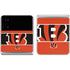 NFL Cincinnati Bengals Zone Block Galaxy Z Flip4 5G Skin