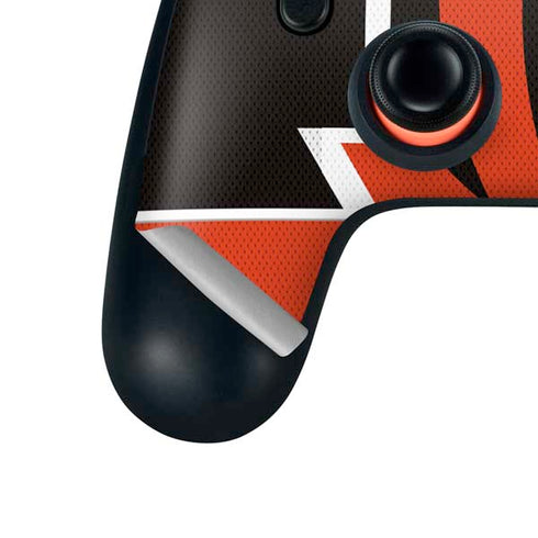 NFL Cincinnati Bengals Zone Block Google Stadia Controller Skin