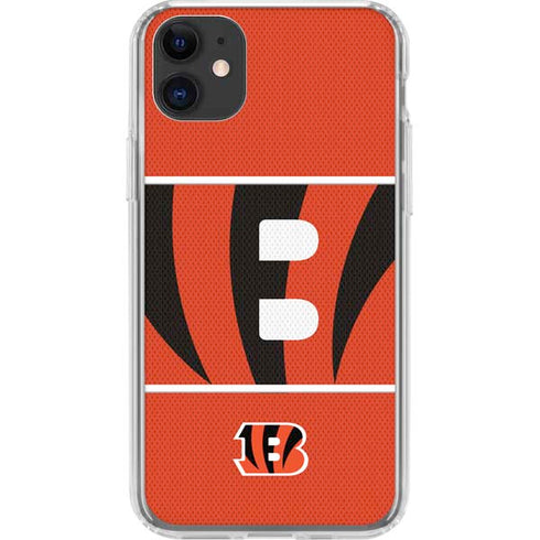 NFL Cincinnati Bengals Zone Block iPhone 11 Clear Case