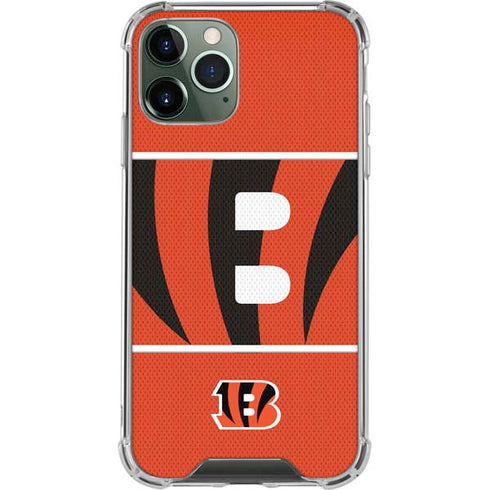 NFL Cincinnati Bengals Zone Block iPhone 11 Pro Max Clear Case