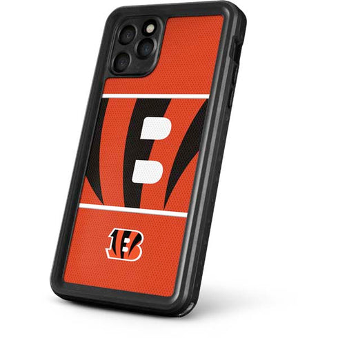 NFL Cincinnati Bengals Zone Block iPhone 11 Pro Waterproof Case