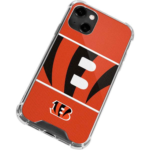 NFL Cincinnati Bengals Zone Block iPhone 14 Clear Case