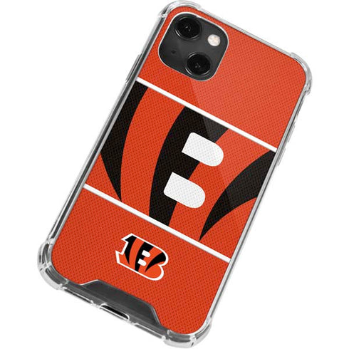 NFL Cincinnati Bengals Zone Block iPhone 15 Plus Clear Case