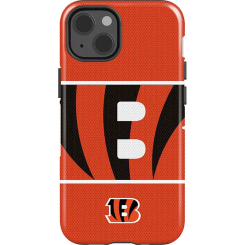 NFL Cincinnati Bengals Zone Block iPhone 15 Impact Case