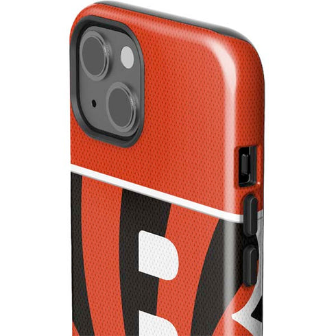 NFL Cincinnati Bengals Zone Block iPhone 15 Impact Case