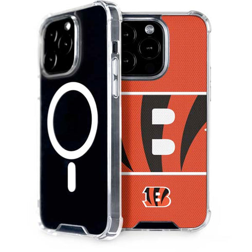 NFL Cincinnati Bengals Zone Block iPhone 15 Pro MagSafe Case