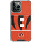 NFL Cincinnati Bengals Zone Block iPhone 14 Pro Max Clear Case