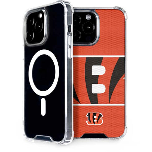 NFL Cincinnati Bengals Zone Block iPhone 15 Pro Max MagSafe Case