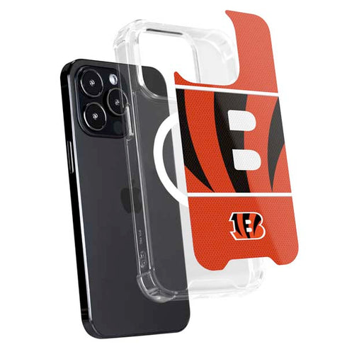 NFL Cincinnati Bengals Zone Block iPhone 15 Pro Max MagSafe Case