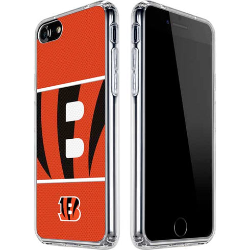 NFL Cincinnati Bengals Zone Block iPhone SE (2nd & 3rd Gen) Clear Case