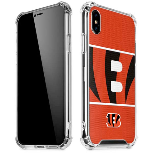 NFL Cincinnati Bengals Zone Block iPhone XS Max Clear Case