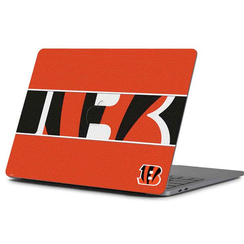NFL Cincinnati Bengals Zone Block Apple MacBook Pro 13-inch Skin
