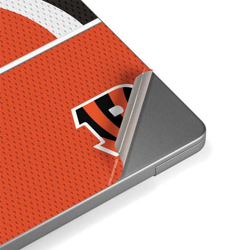 NFL Cincinnati Bengals Zone Block MacBook Pro 14in (2021-24) Skin